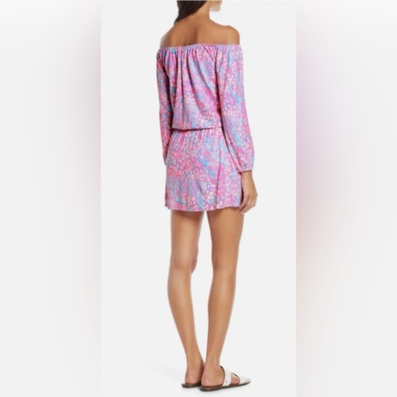 Lilly Pulitzer Lana Skort Romper Pink Sorbet High Altitude - Picture 2 of 12